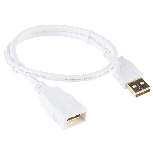 USB 케이블 연장선 (USB Cable Extension - 1.5 Foot)